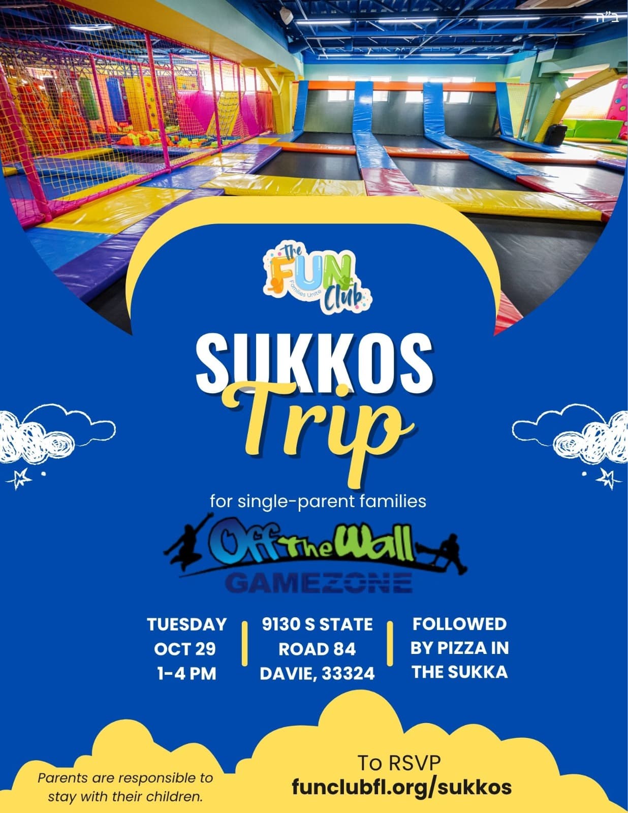 FUN Club Sukkot Trip 2026 for Single Parent Families
