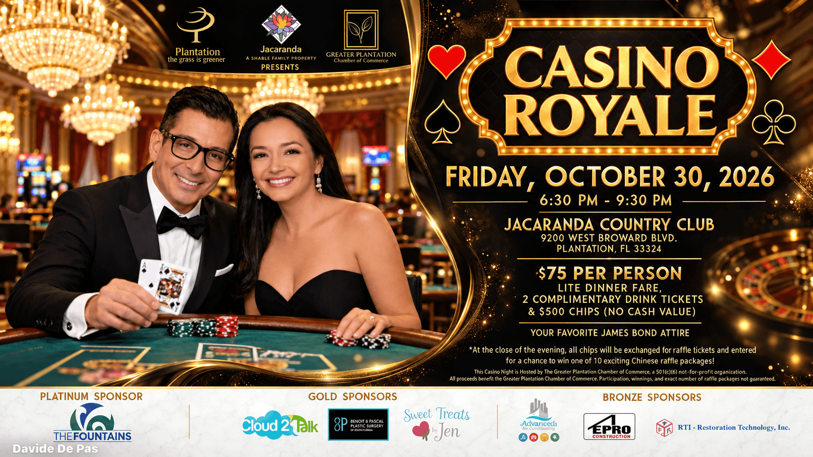 Casino Royale: A Greater Plantation Chamber of Commerce Gala